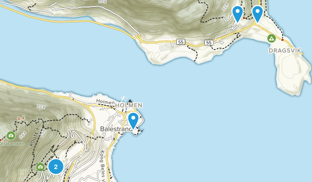 Balestrand, Sogn og Fjordane Map