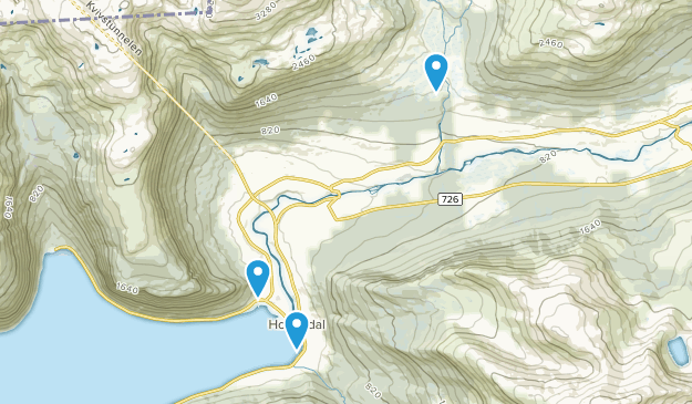 Hornindal, Comté de Sogn og Fjordane Map