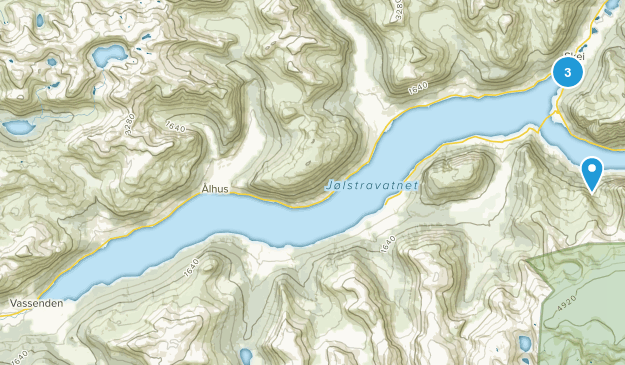 Jølster, Comté de Sogn og Fjordane Map