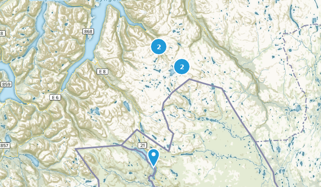 Kåfjord, Troms Map