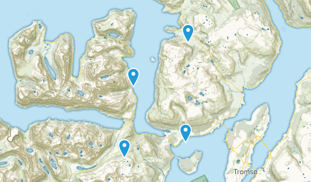 Kvaløya, Troms Map