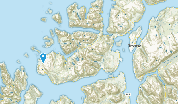 Tromsø, Troms Map