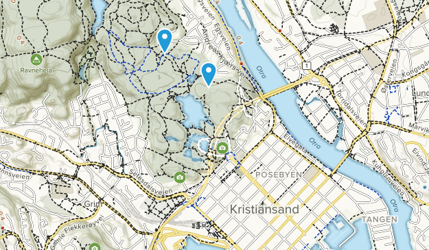 Kristiansand, Vest-Agder Map