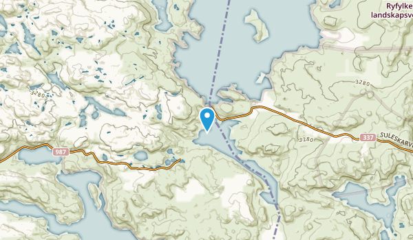 Suleskard, Vest-Agder Map