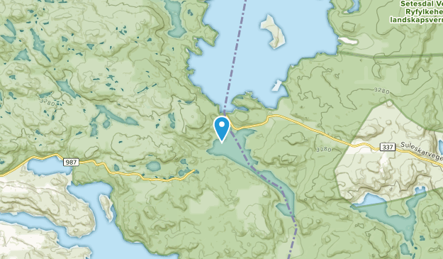 Suleskard, Vest-Agder Map