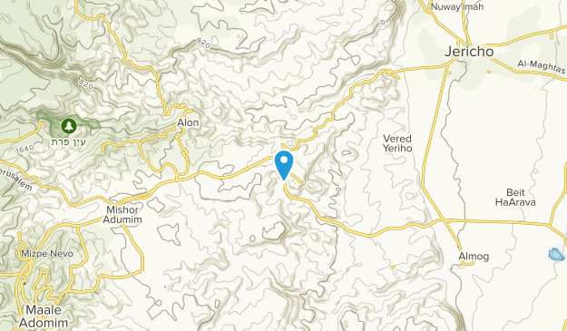Mitspe Yeriho, Jericho Map