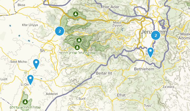 Jerusalem, Jerusalem Map