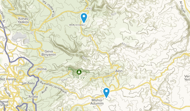 Kfar Adumim, Jerusalem Map