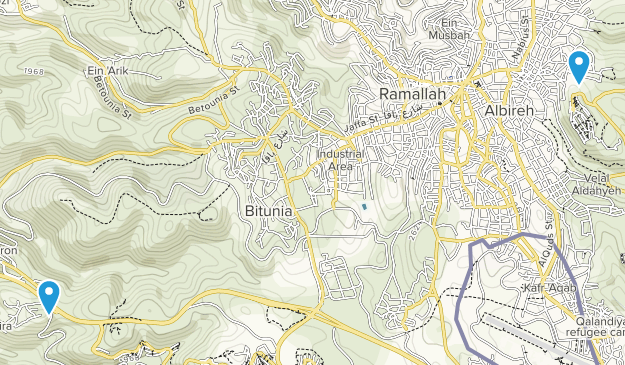 Ramallah, Ramallah Map