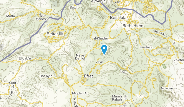 Neve Daniel, West Bank Map