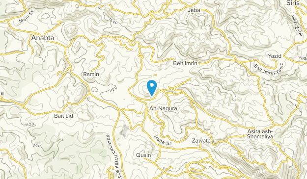 Sabastia, Cisjordanie Map