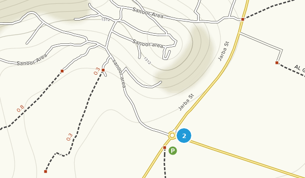 Sannur, West Bank Map
