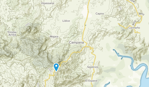 Capira District, Panama-Stadt Map