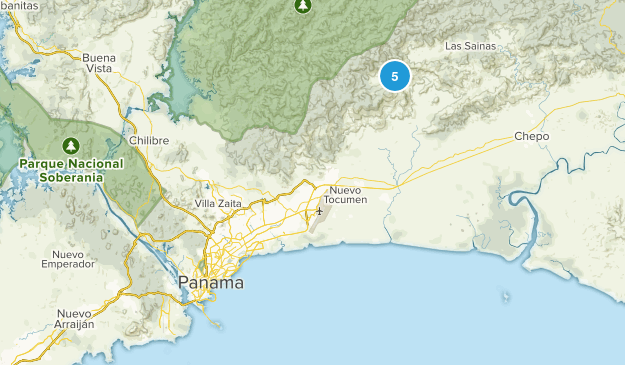 Panamá, Panama Map