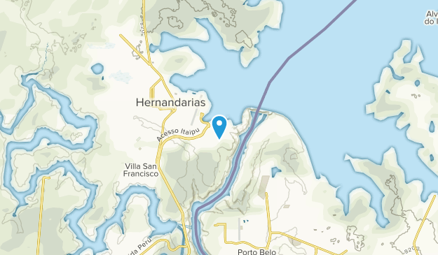Hernandarias, Alto Paraná Map
