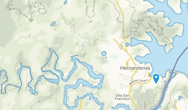 Hernandarias, Alto Paraná Map