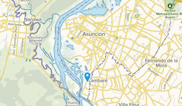 San Roque, Asunción Map