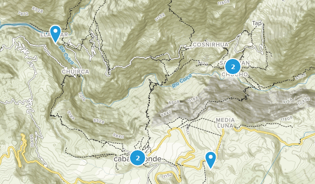 Distrito de Tapay, Arequipa Map