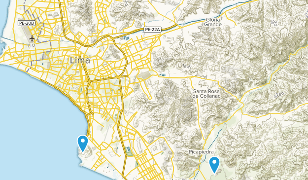 Lima, Lima Map
