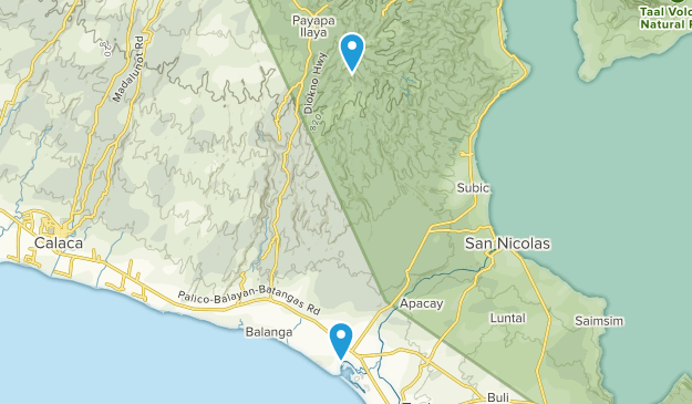 Lemery, Batangas Map