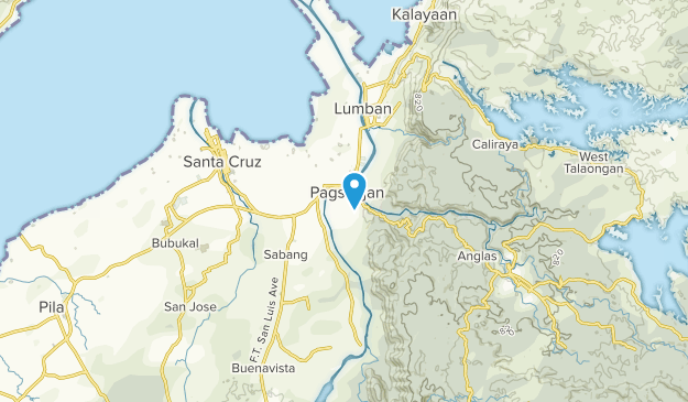 Pagsanjan, Laguna Map