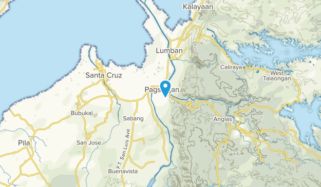 Pagsanjan, Laguna Map