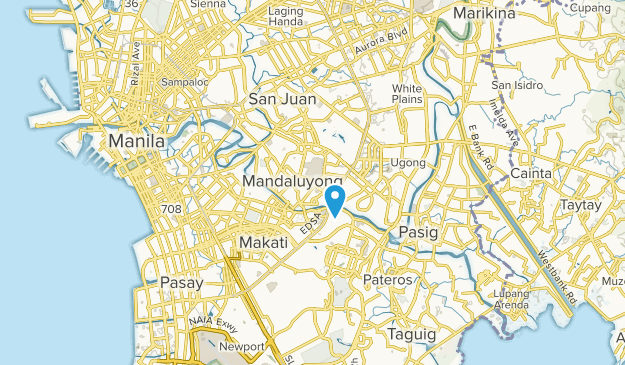 Mandaluyong City, Metro Manila Map