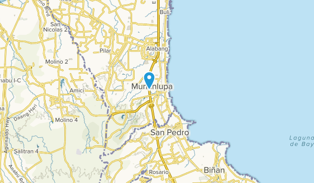 Muntinlupa, Rizal Map