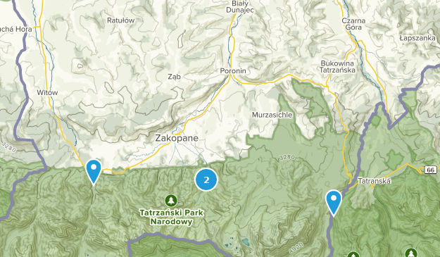 Bukowina Tatrzańska, Lesser Poland Map
