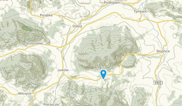 Dobra, Lesser Poland Map