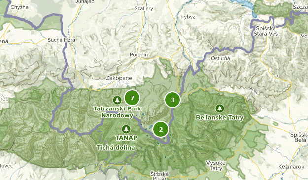 Bukowina Tatrzańska, Lesser Poland (Malopolskie) Map