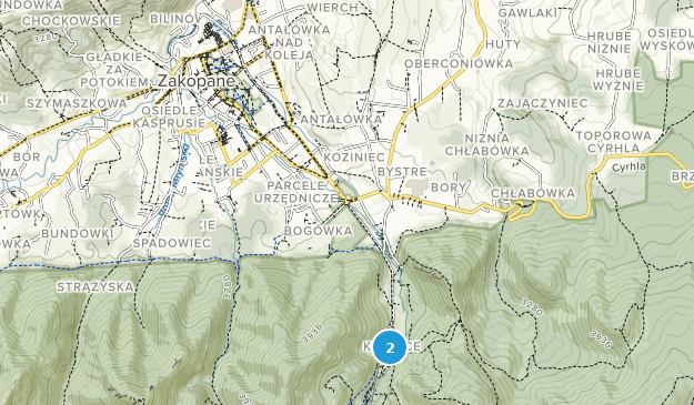 Zakopane, Lesser Poland Map