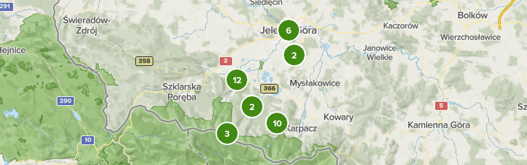 Jelenia Gora Lower Silesian Dolnoslaskie Beliebte Routen Alltrails