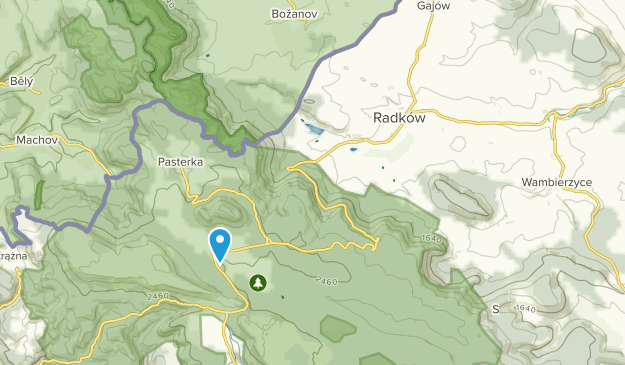 Radków, Lower Silesian Map