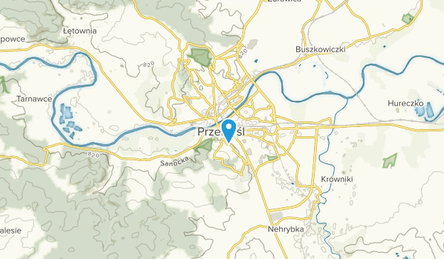Przemyśl, Podkarpackie Map