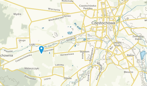 Częstochowa, Śląskie Map