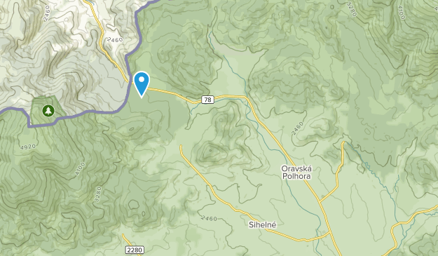 Oravská Polhora, Śląskie Map
