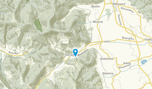 Szczyrk, Śląskie Map