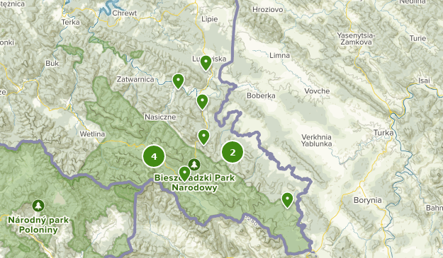 Lutowiska, Subcarpathian (Podkarpackie) Map