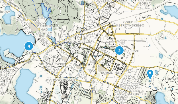 Olsztyn, Warmian-Masurian Map