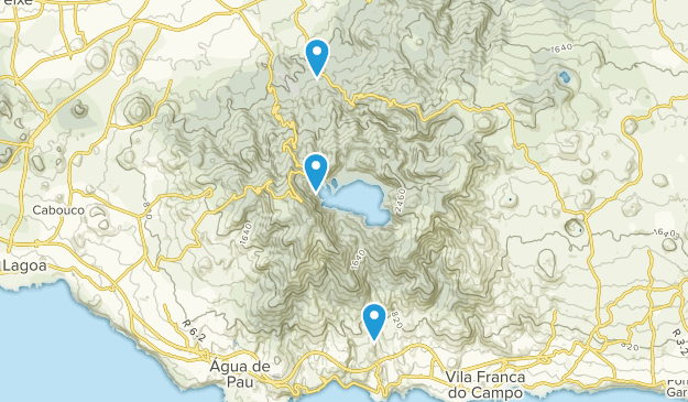 Agua d'Alto, Portugal Map