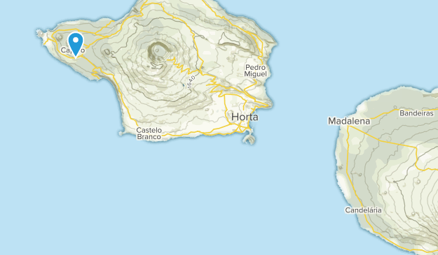 Candelária, Alentejo Map