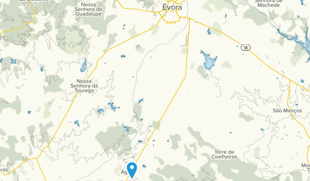 Senhora da Saúde, Alentejo Map