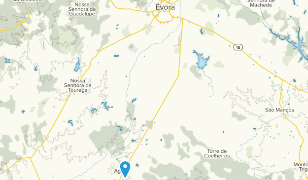 Senhora da Saúde, Alentejo Map