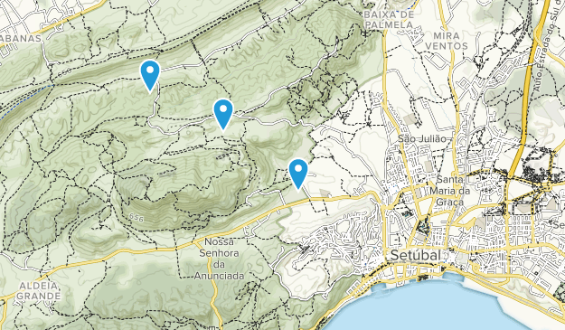 Setúbal, Alentejo Map