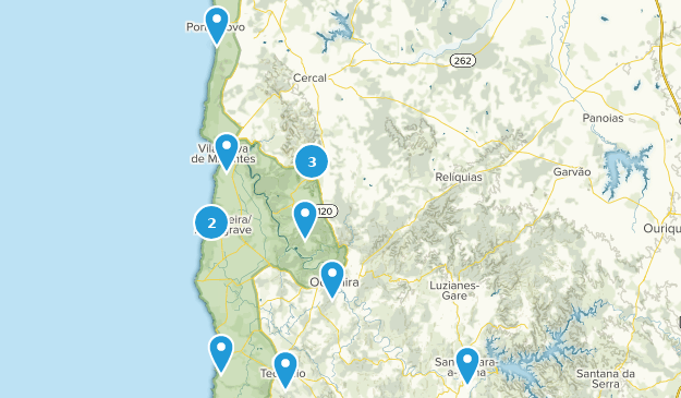 Vila Nova De Milfontes, Alentejo Map
