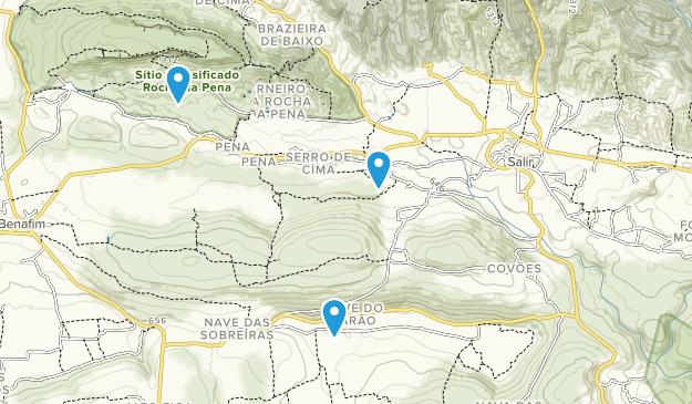 Salir, Algarve Map