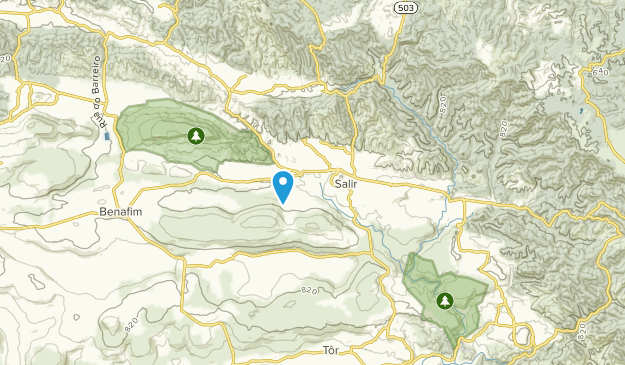 Salir, Algarve Map