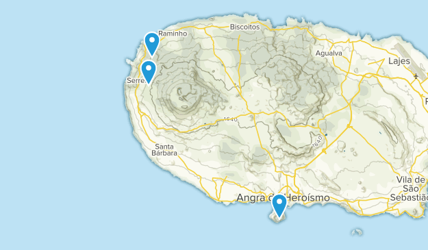 Angra, Azores Map
