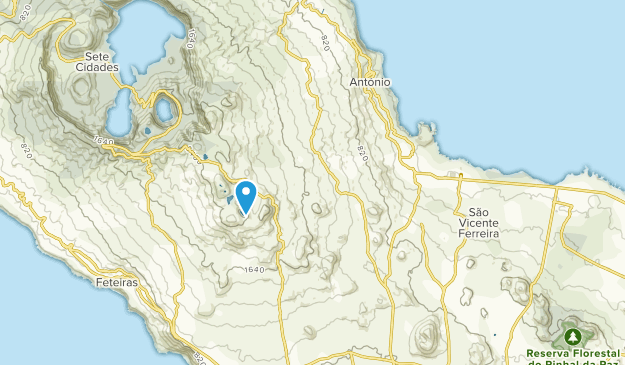 Capelas, Azores Map